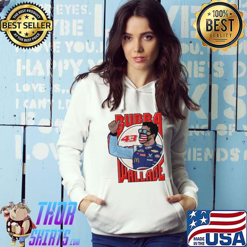 American flag mask bubba wallace s Hoodie