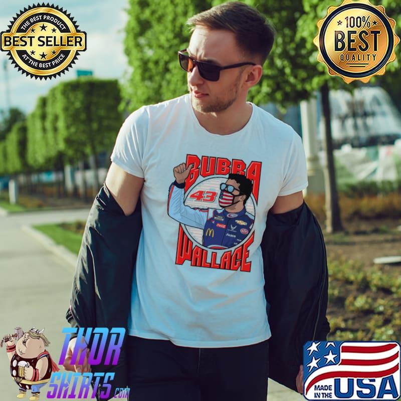 American flag mask bubba wallace shirt