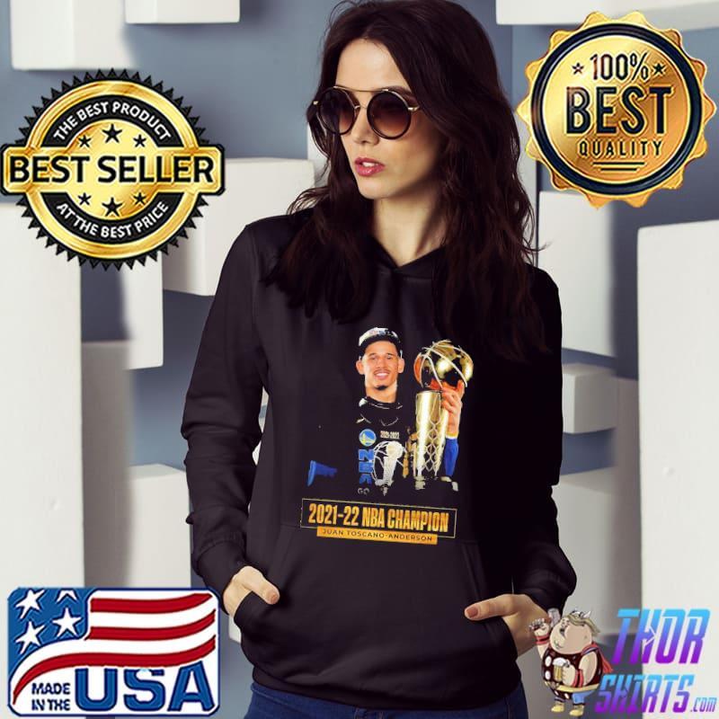 Anderson golden state warriors NBA juan toscano champion 2021 2022 retro art s Hoodie