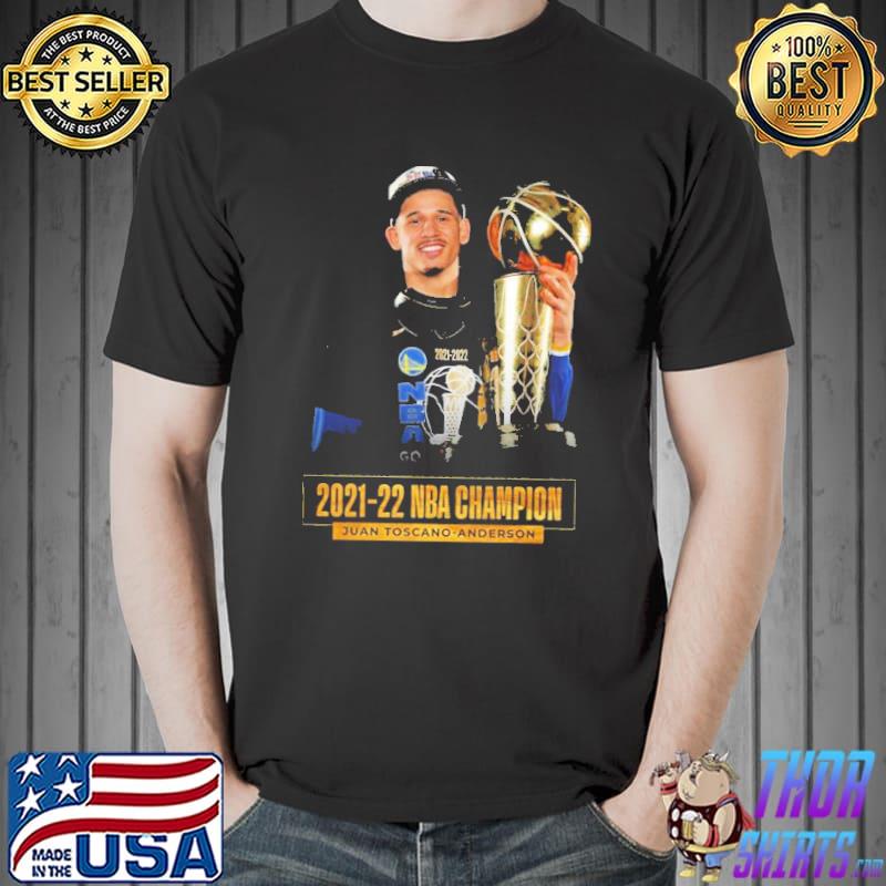 Anderson golden state warriors NBA juan toscano champion 2021 2022 retro art shirt