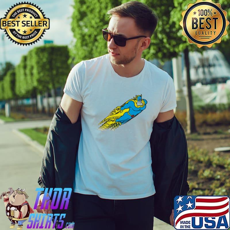 Bananaman comic graphic shirt
