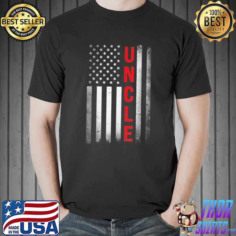 Best Uncle Ever American Flag Uncle T-Shirt