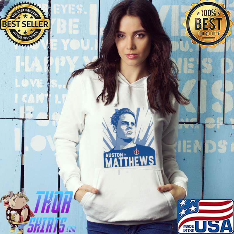 Blue portrait auston matthews legend s Hoodie