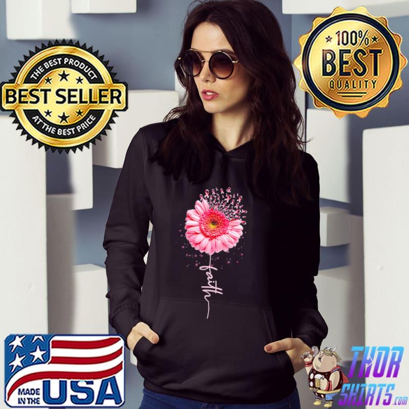 Breast cancer faith sunflower breast cancer awareness s Hoodie