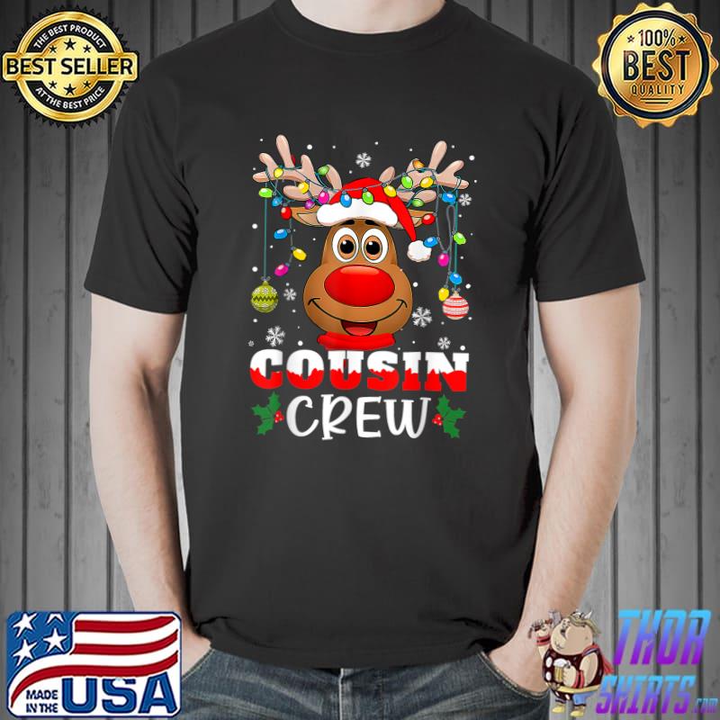 Christmas Cousin Crew T Shirt Reindeer Matching Pajama Christmas Cousin Crew T Shirt Reindeer Matching Pajama