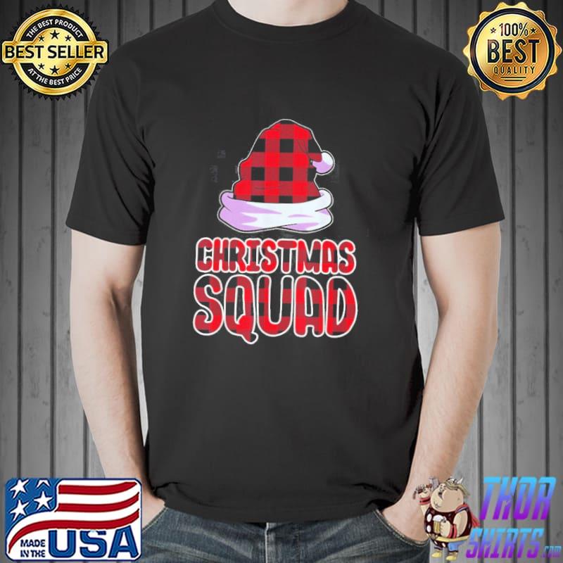 Christmas squad family group matching christmas party pajama shirt