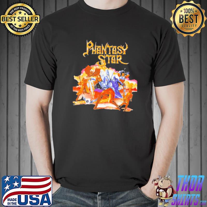 Cool design phantasy star shirt