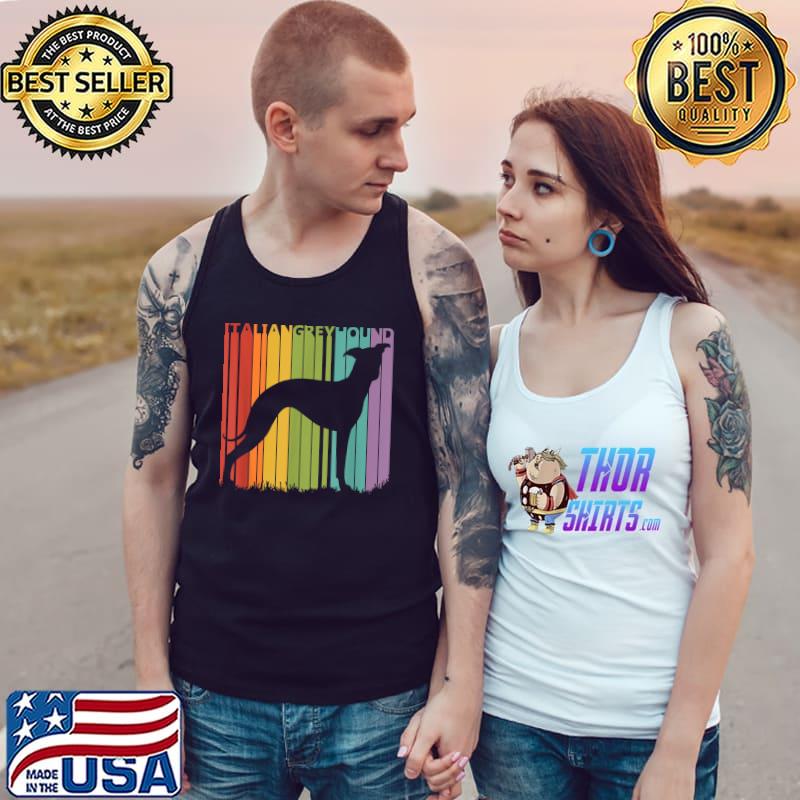 Cute Italian Greyhound Dog Owner Vintage T-Shirt Tank Top