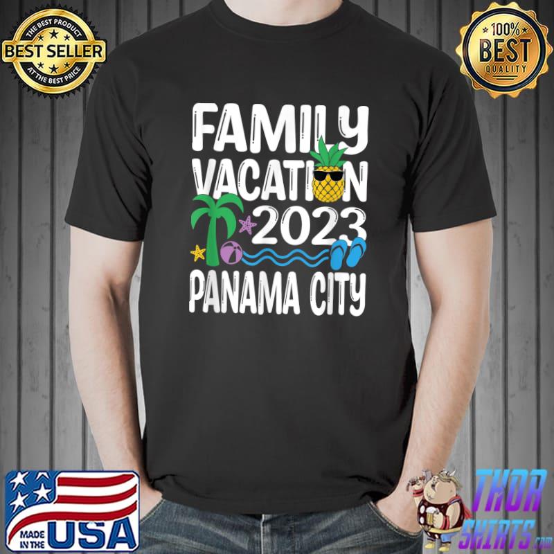Family Vacation Panama City 2023 Palm Tree T-Shirt