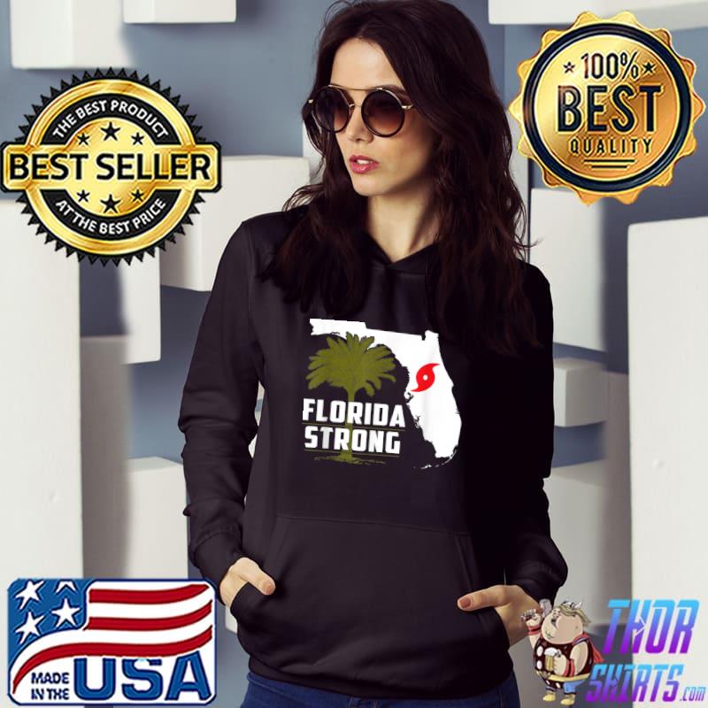 Florida Strong Community Strength Prayer Support Palm Tree Maps T-Shirt Hoodie