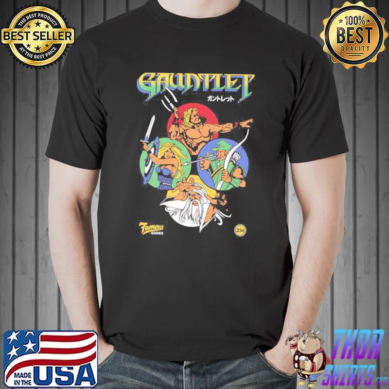 Gauntlet retro vintage arcade gaming shirt