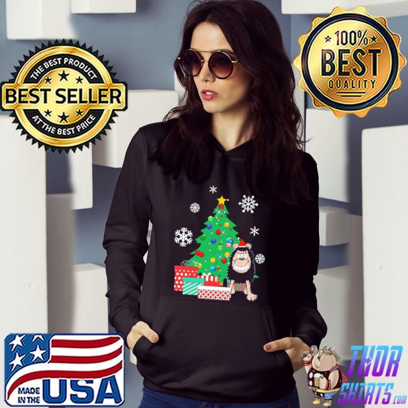 Gnasher around the christmas tree dennis the menace s Hoodie