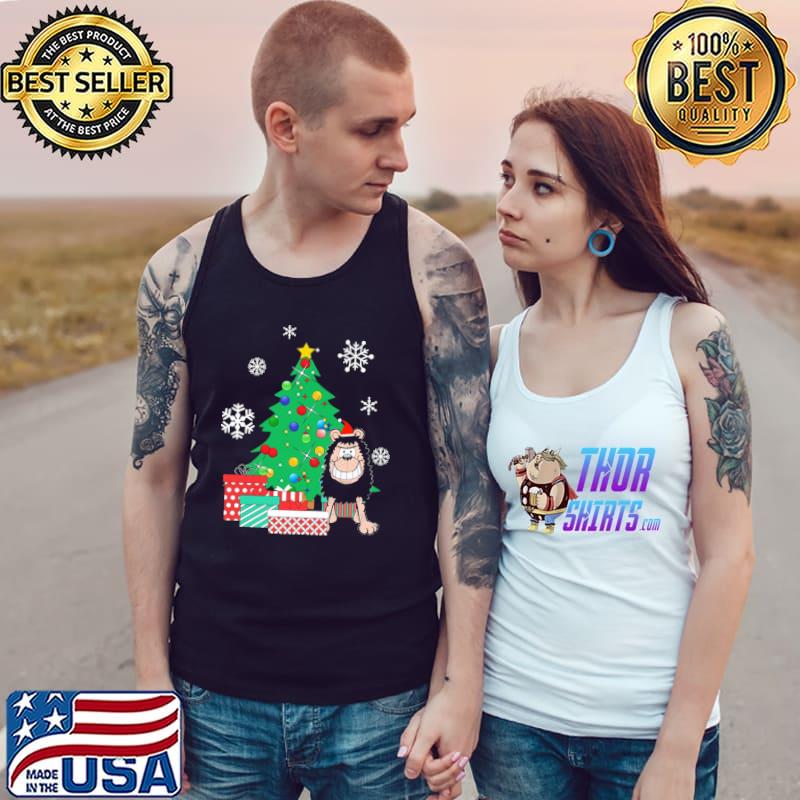 Gnasher around the christmas tree dennis the menace s Tank Top