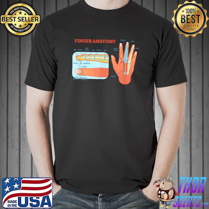 Human Orthopedic Anatomy Finger T-Shirt