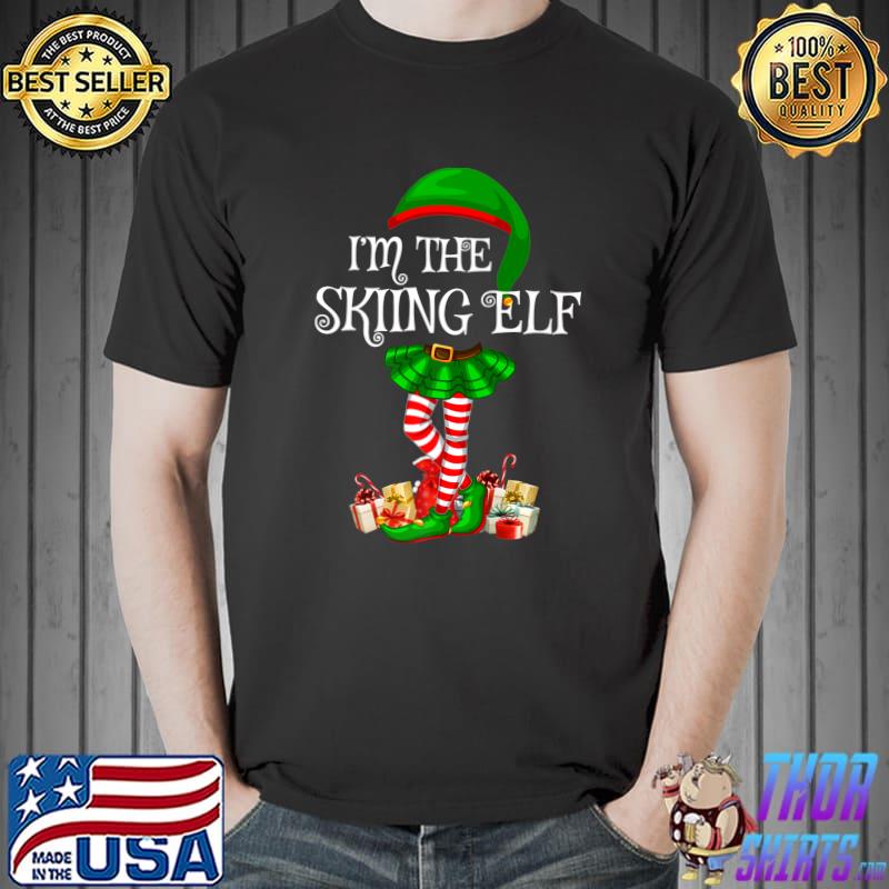 I'm The Skiing Elf Family Matching Girls The Christmas T-Shirt