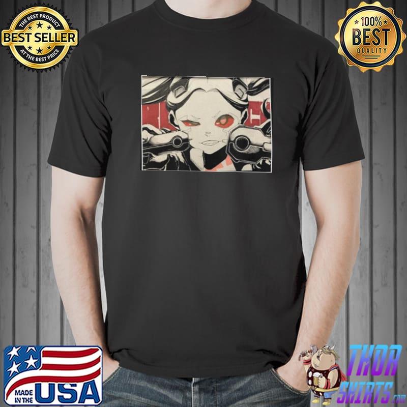 Japanese Cyberpunk Edgerunners 2022 Tv Show Anime Tee David Rebecca Unisex T-shirt
