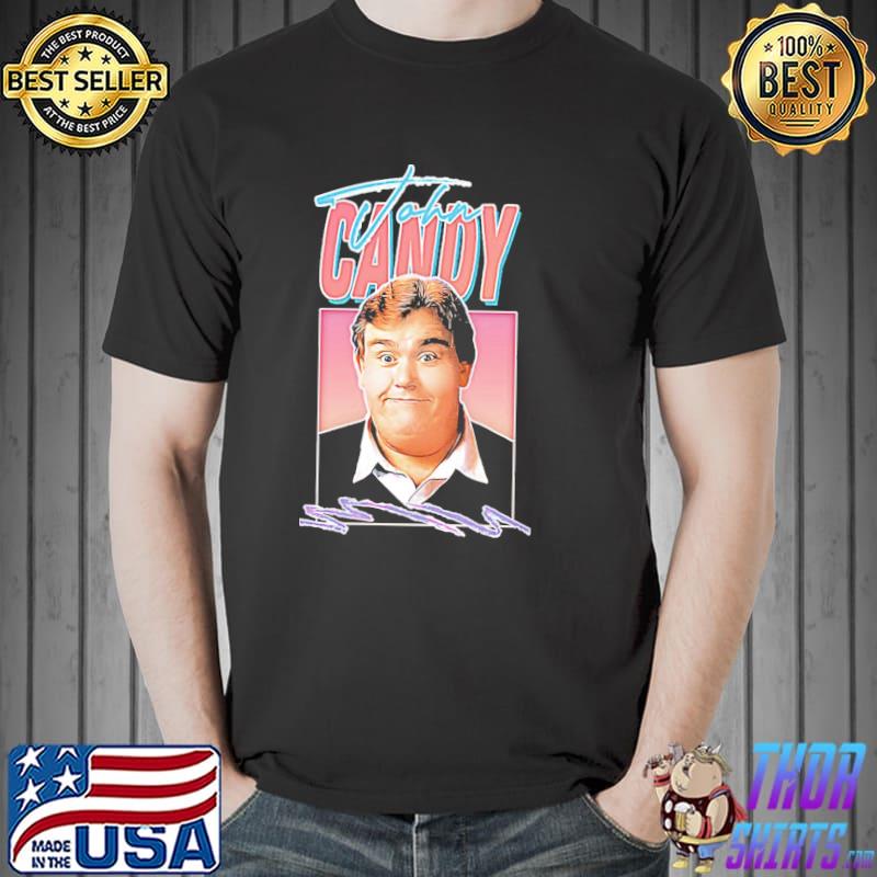 John candy 80s style retro fan art shirt