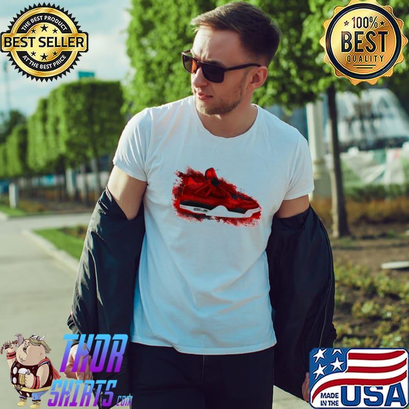 Jordan 4 fiba art trending shirt