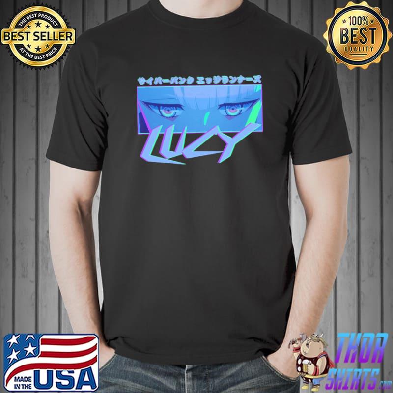 Lucy's eeyes cyberpunk edgerunners anime manga shirt