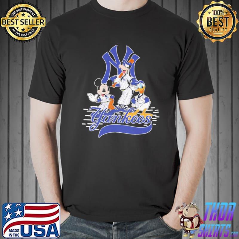 New york yankees mickey mouse goofy Donald duck disney character yankees  shirt, hoodie, sweater, long sleeve and tank top