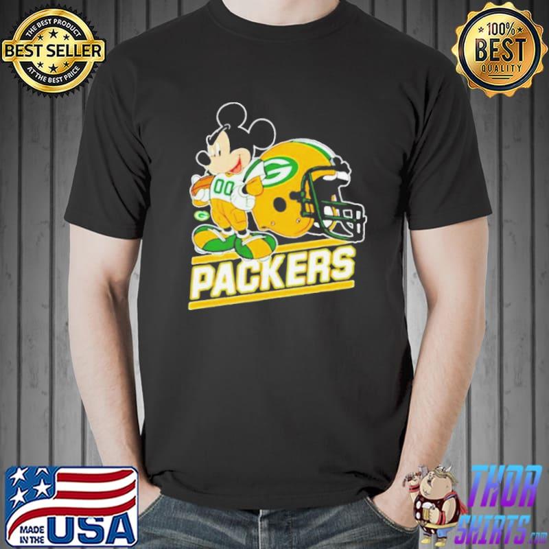 Mickey mouse disney football nfl green bay packers shirt, hoodie