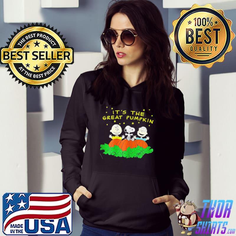 Peanuts halloween it's the great pumpkin Charlie brown halloween retro art s Hoodie
