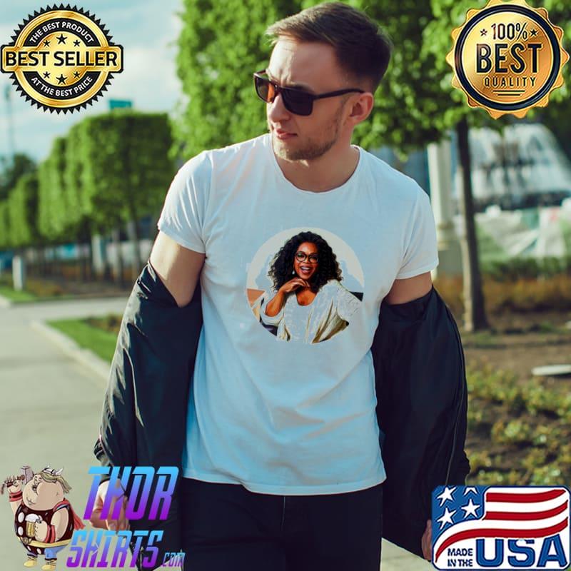 Portrait oprah winfrey host designs shirt