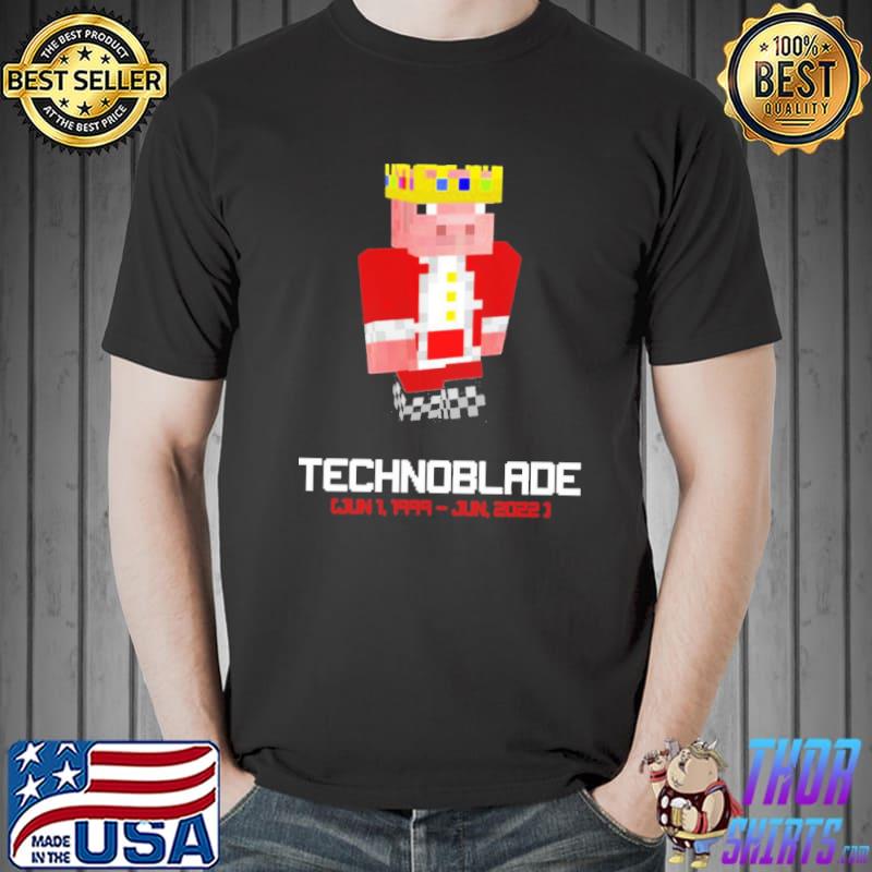 Rip technoblade retro art shirt