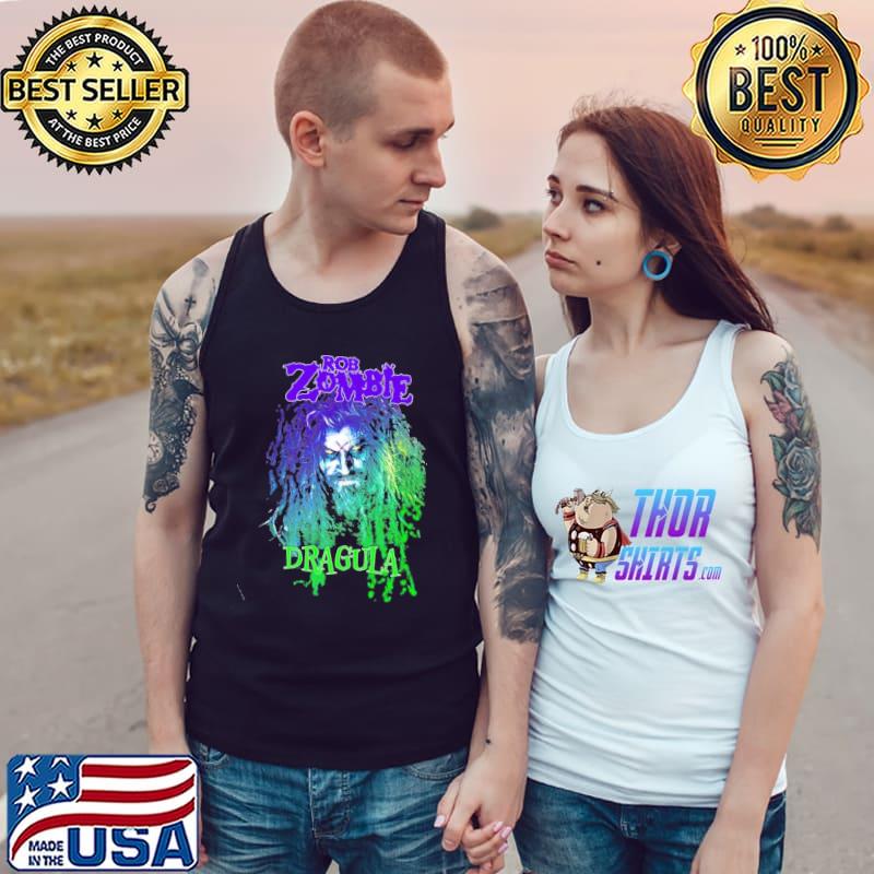 Rob zombie green dragula rob zombie halloween retro art s Tank Top