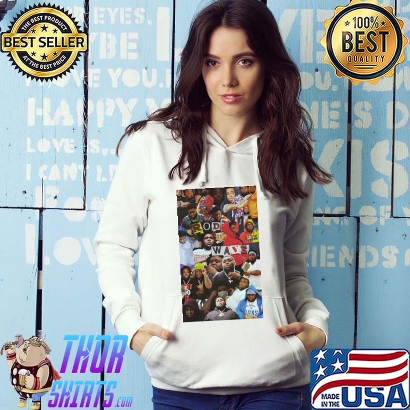 Rod wave collage vintage design s Hoodie