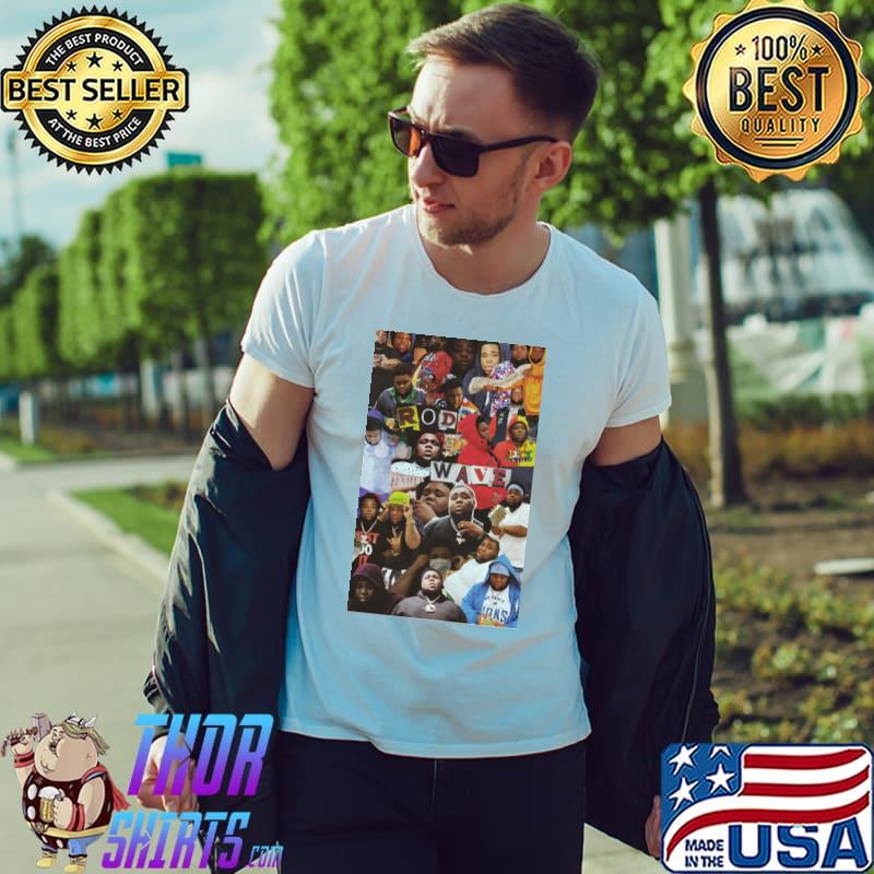 Rod wave collage vintage design shirt