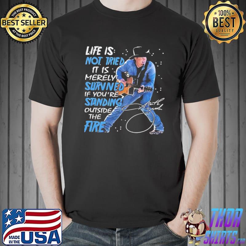 Singer going down till the sun comes up retro art shirt