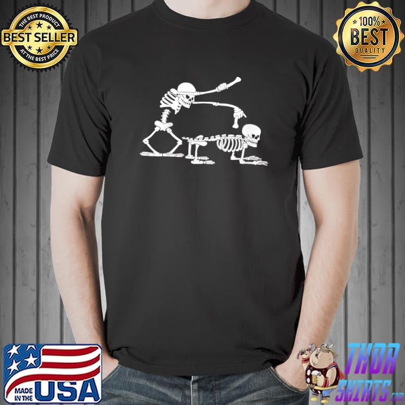 Skeleton xylophone halloween T-Shirt