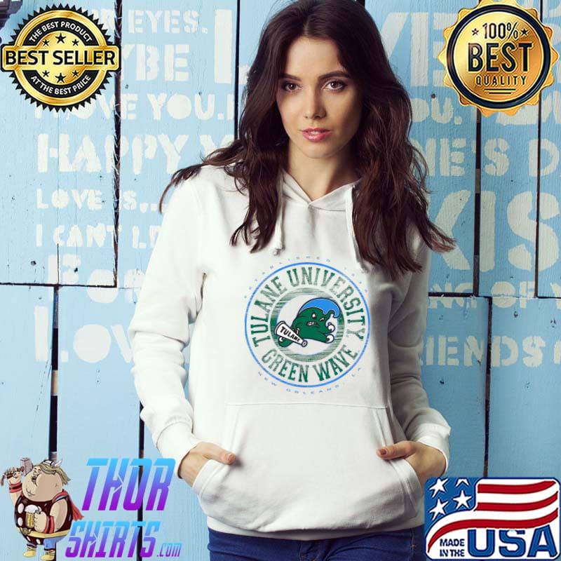 Tulane Green Wave Showtime White Officially Licensed T-Shirt Hoodie