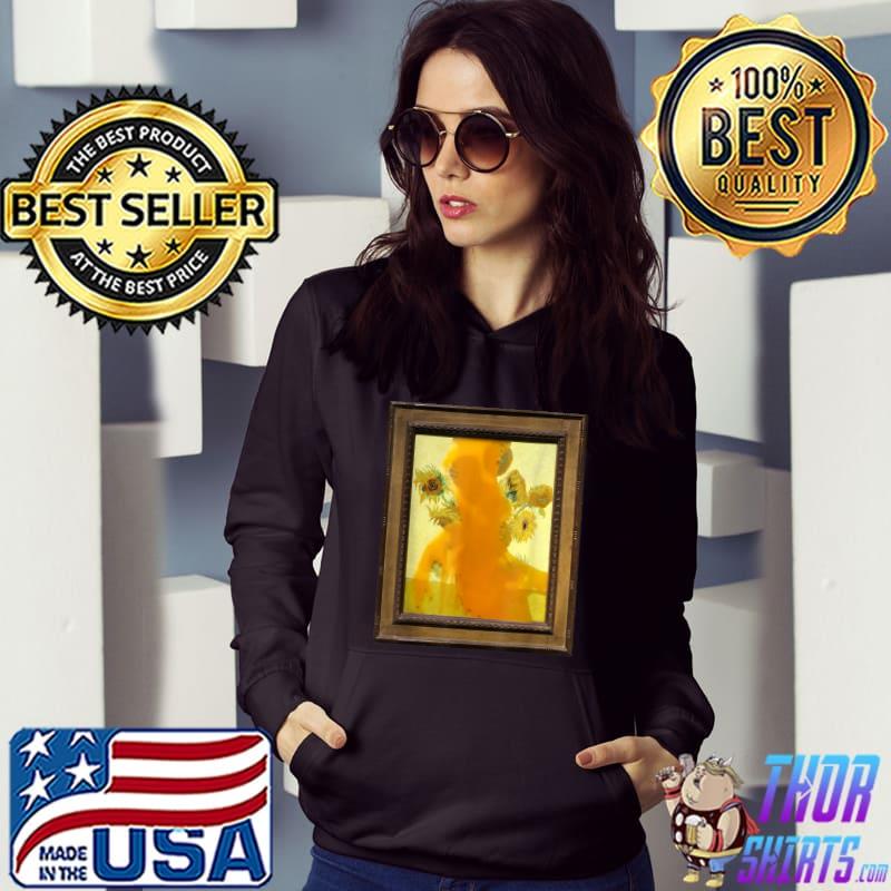 Van Gogh Sunflowers Just Stop Oil activists T-Shirt Hoodie