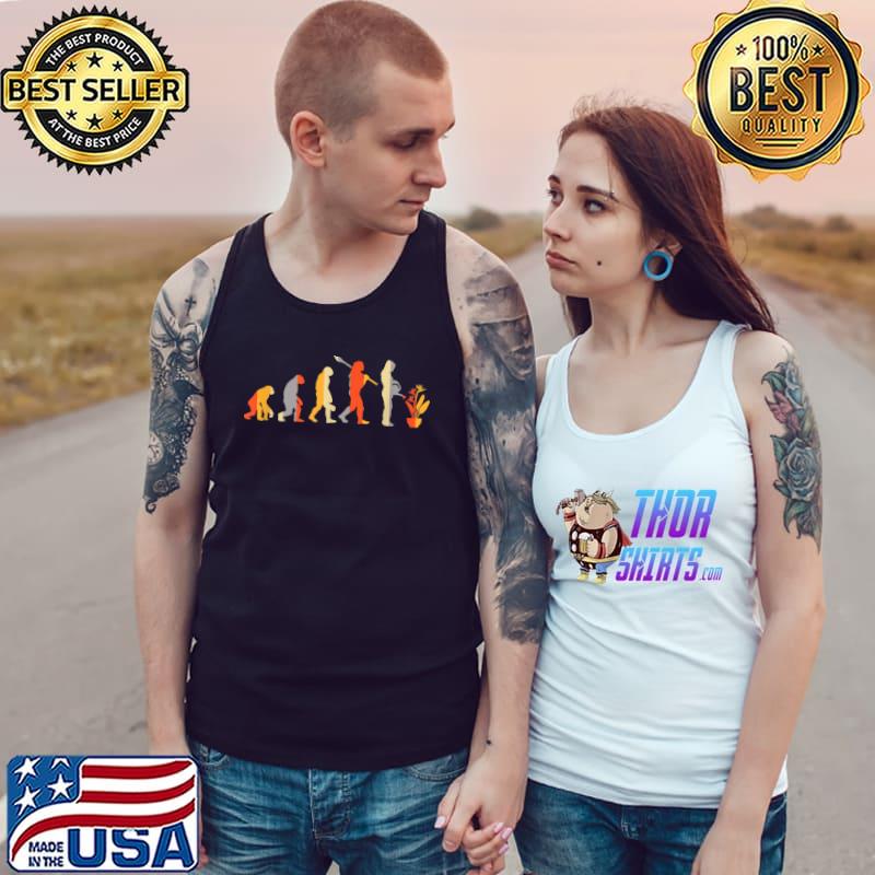 Vintage Strelizie Human Evolution Plant Gardener Gardening T-Shirt Tank Top