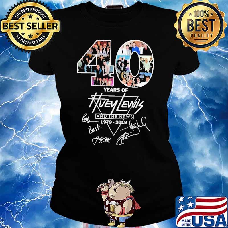 40 Years Of Hvey Lewis And The New Shirt Ladies tee