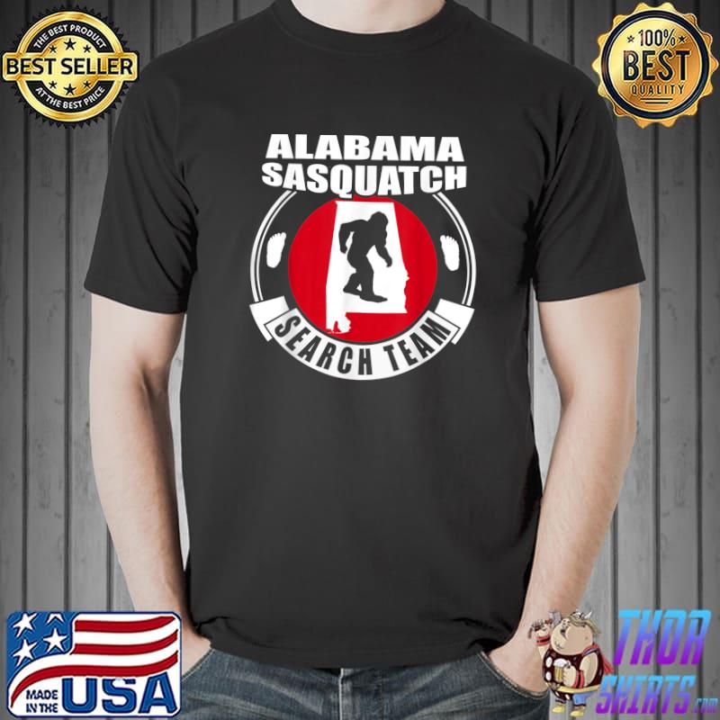 Alabama Sasquatch Search Team Flag Sport Lover T-Shirt