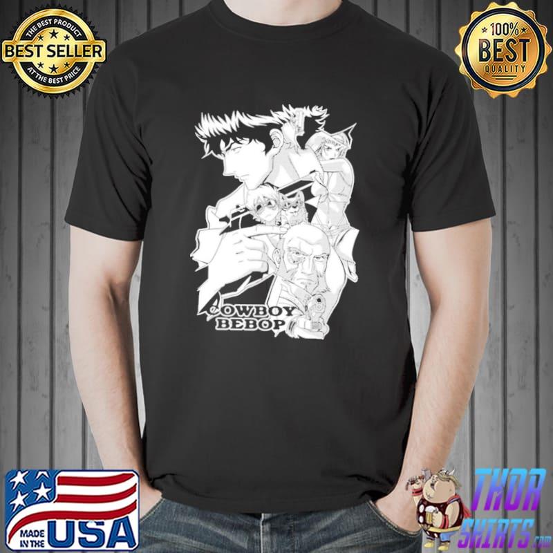Anime character spike spiegel cowboy bebop classic shirt