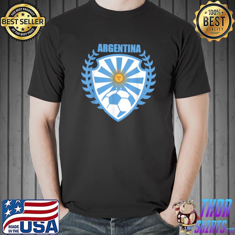 Argentina Soccer Jersey Gift Argentina Football Symbol T-Shirt