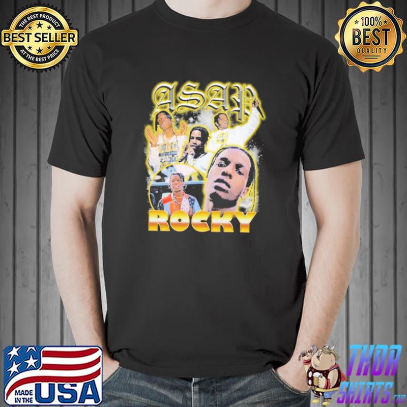 Asap rocky oldschool rap bootleg design classic shirt