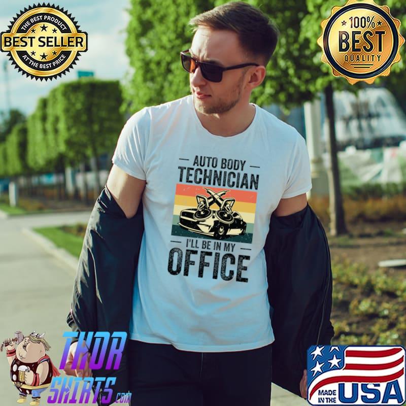 Auto Body Technician Vehicle Repair Car Maintenance Vintage T-Shirt