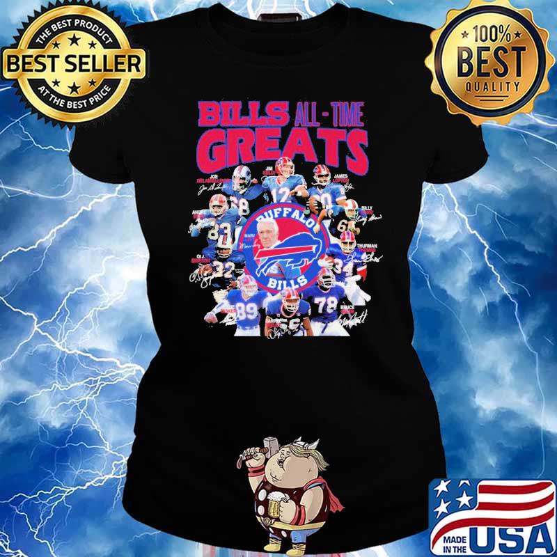 Bills All time Greats Buffalo Shirt Ladies tee
