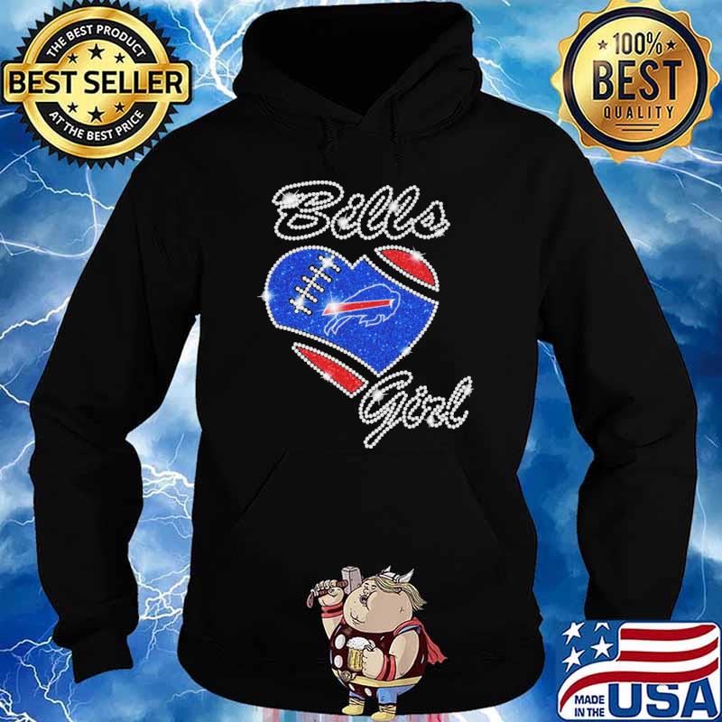Bills Girls Heart Shirt Hoodie