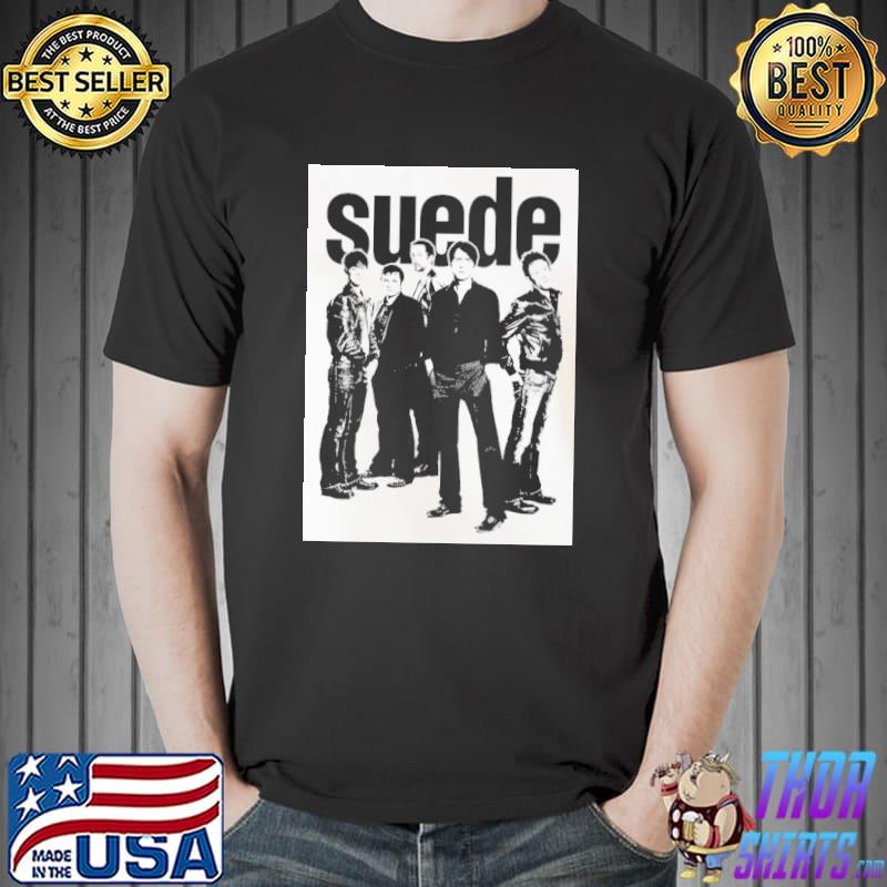 Black art suede band trending shirt