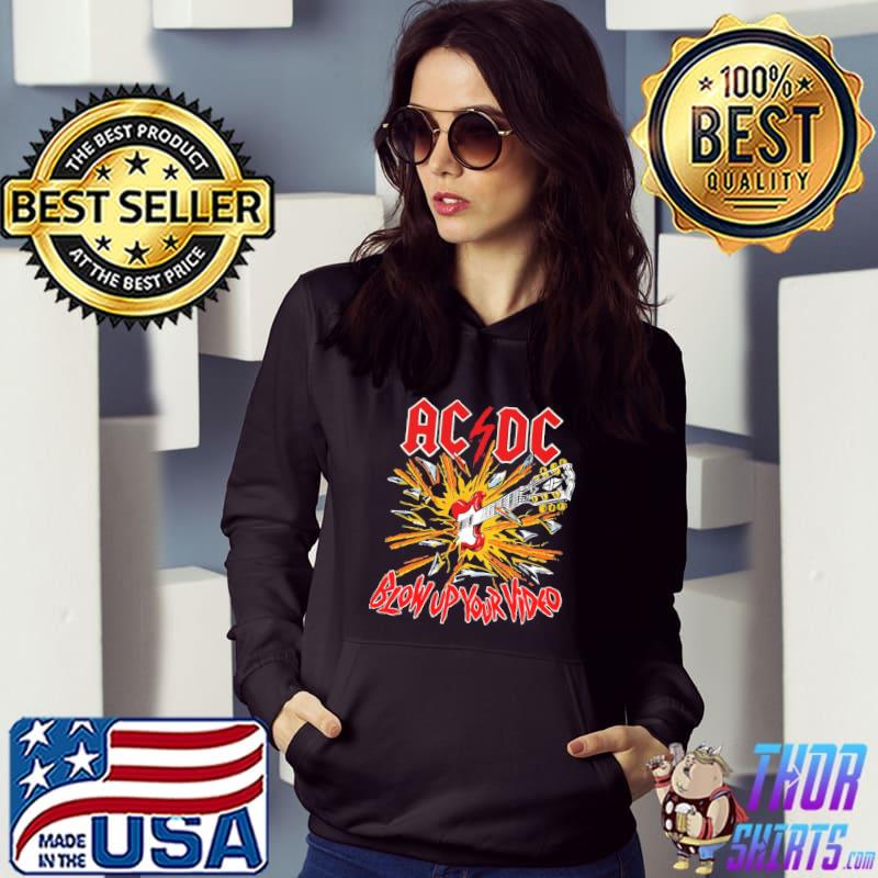 Blow up your video acdc music band s Hoodie