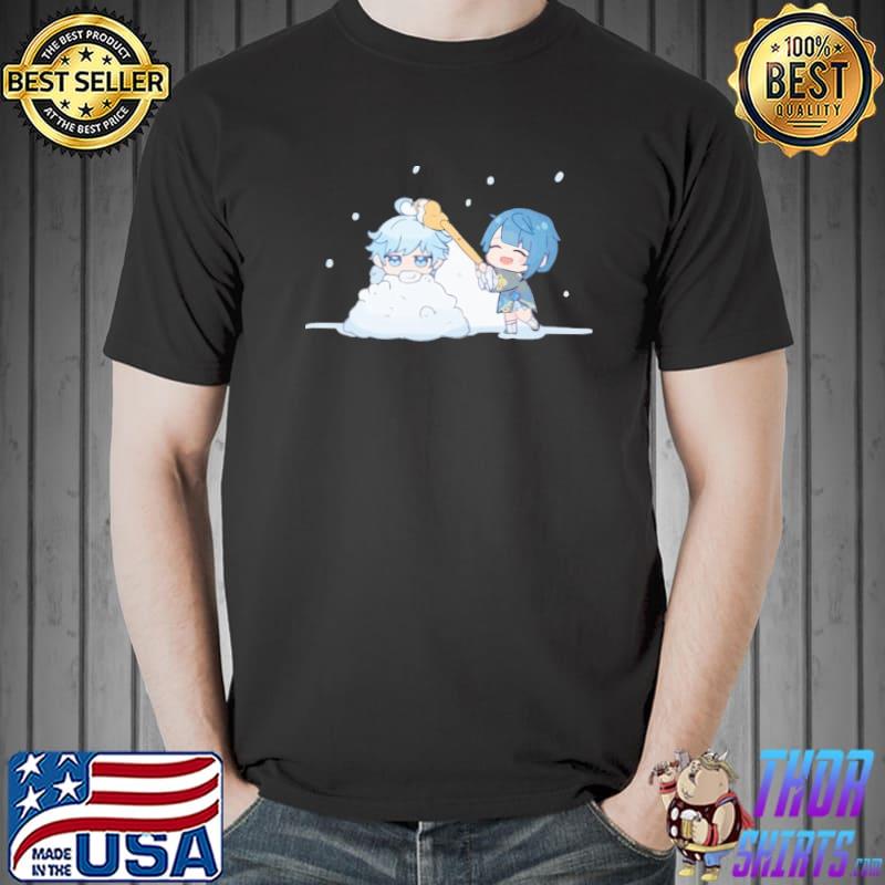 Building a snowman xingyun genshin impact shirt