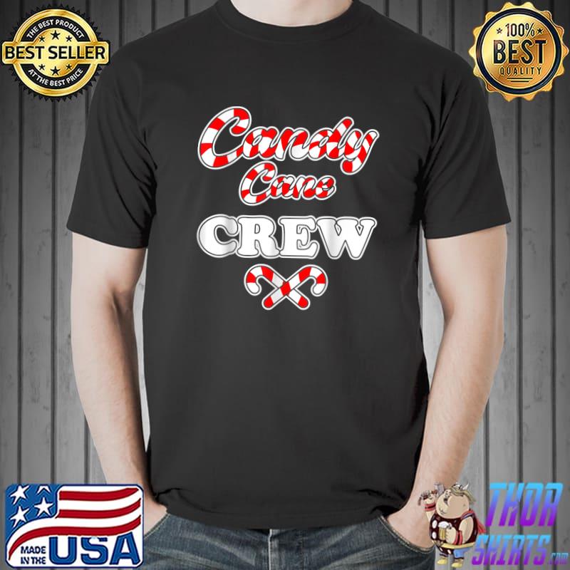 Candy Cane Crew Christmas Candy Lover Matching T-Shirt