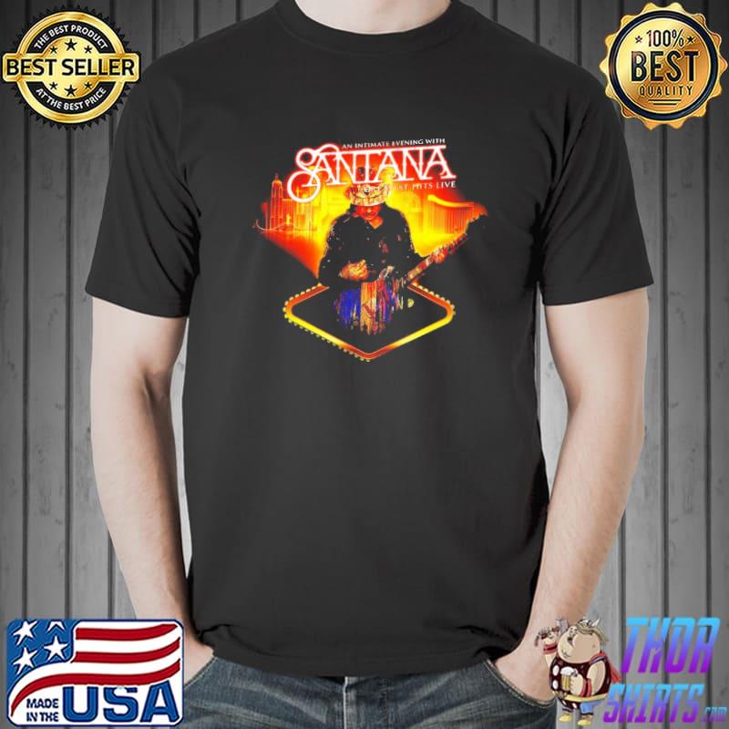 Carlos Santana best of guitarist legend the most popular graphic classic shirt