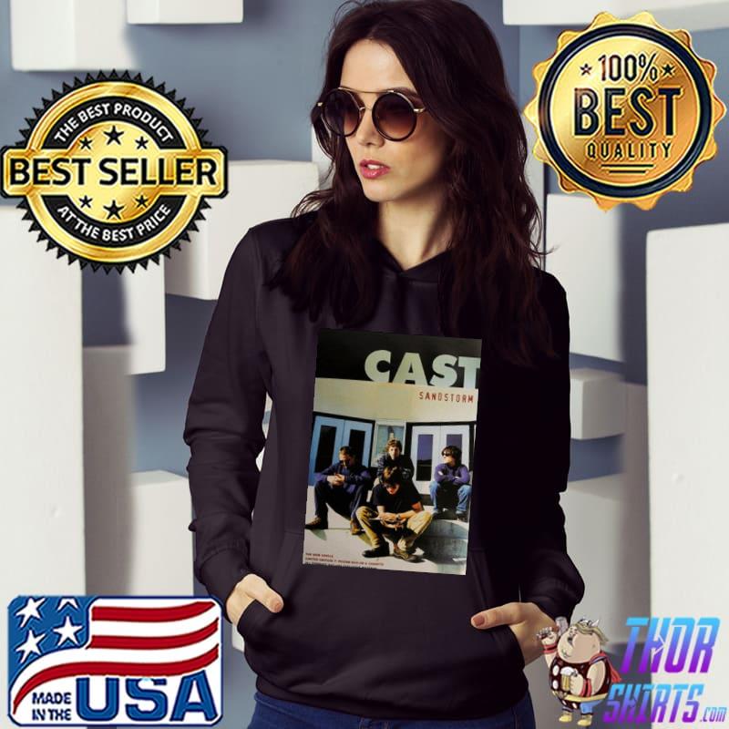 Cast indie rock band sticker sandstorm 80's art trending s Hoodie